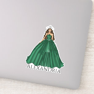 Female Capricorn Goddess Custom Name  Sticker