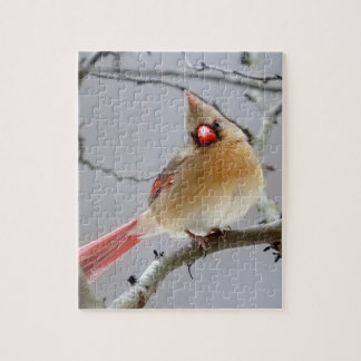 Female_Cardinal_puzzle Jigsaw Puzzle