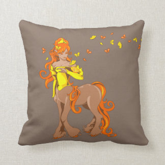Female Centaur Throw Pillow