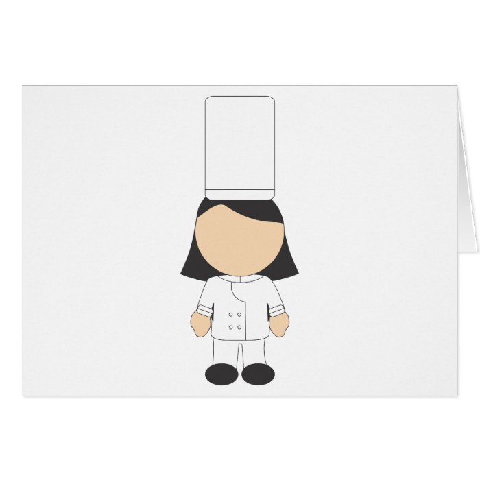 Female Chef Card