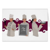 Female chef design (Front Horizontal)