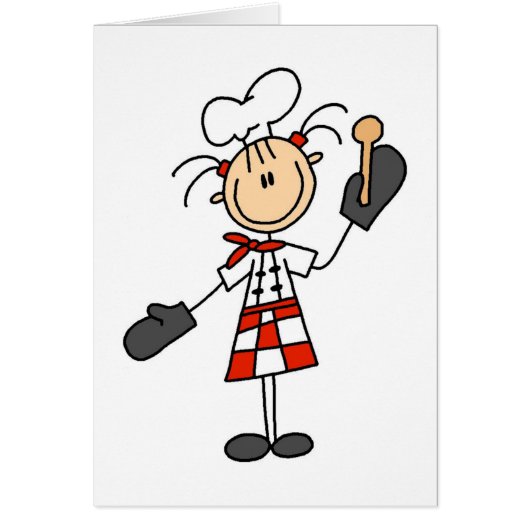 Female Chef with Oven Mitts Tshirts and Gifts (Front)