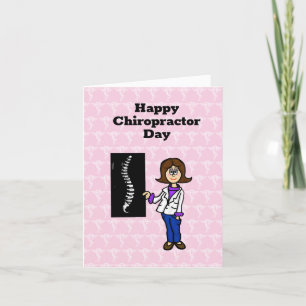 Female Chiropractor Greeting Card