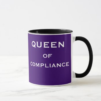 Female Compliance Officer Funny Special Name Gift Mug by accountingcelebrity at Zazzle