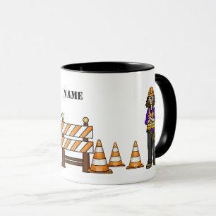 Female Construction Workers Name Mug