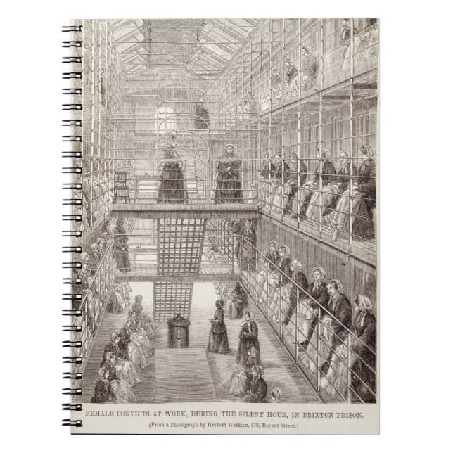 Female Convicts at Work during the Silent Hour in Notebook (Front)