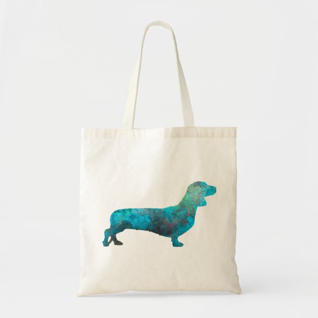 Female Dachshund in watercolor Tote Bag (Front)