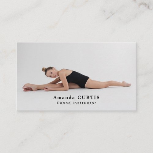 Female Dancer Dancing Instructor Dancer Business Card