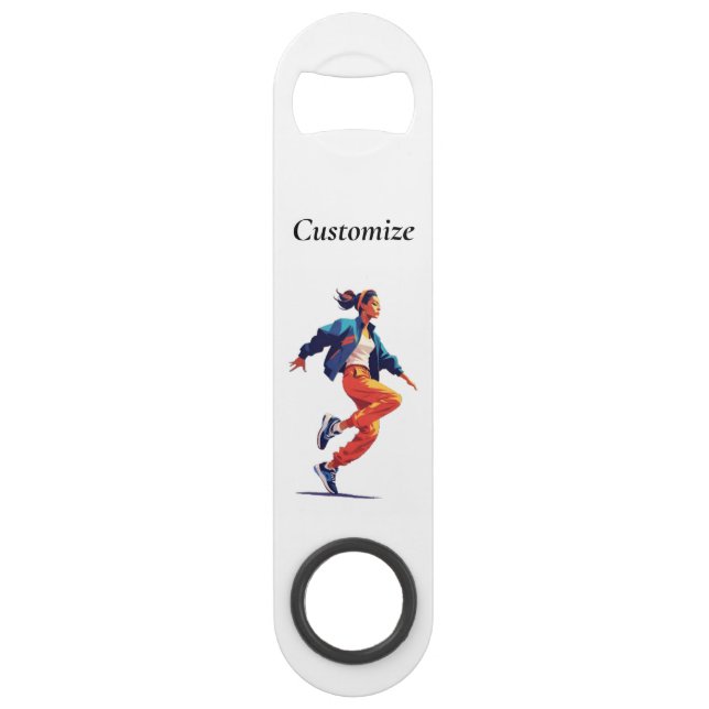 Female Dancer Hip Hop Thunder_Cove Bar Key (Front)