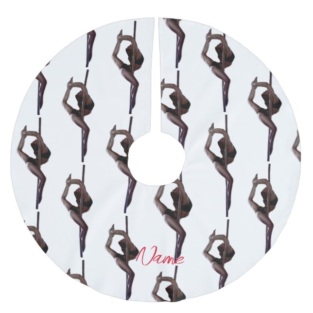 Female Dancer Thunder_Cove  Brushed Polyester Tree Skirt (Front)