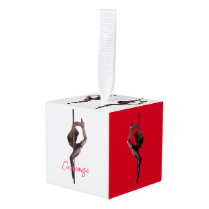 Female Dancer Thunder_Cove Cube Ornament