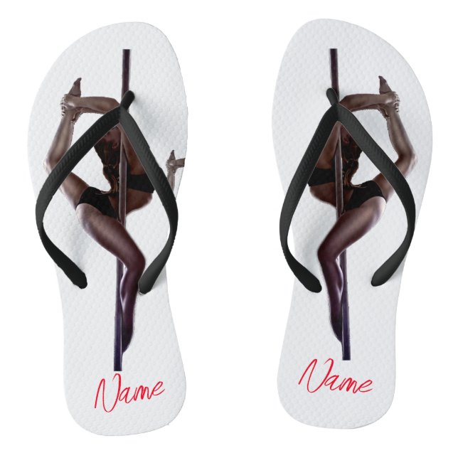 Female Dancer Thunder_Cove Flask Flip Flops (Footbed)