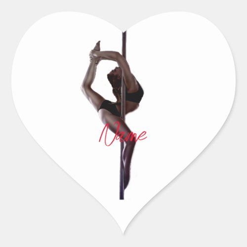 Female Dancer Thunder_Cove   Heart Sticker