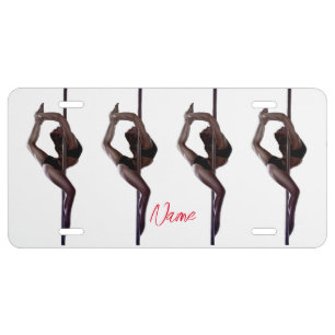 Female Dancer Thunder_Cove License Plate