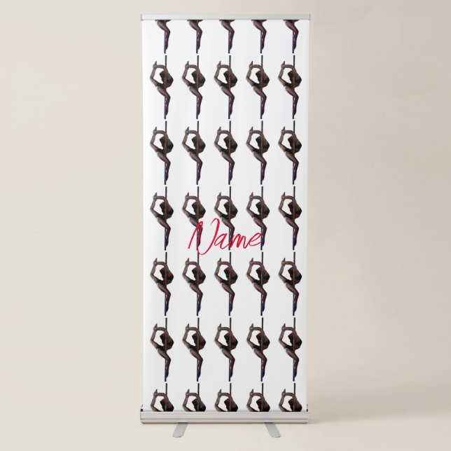 Female Dancer Thunder_Cove Retractable Banner (Front)