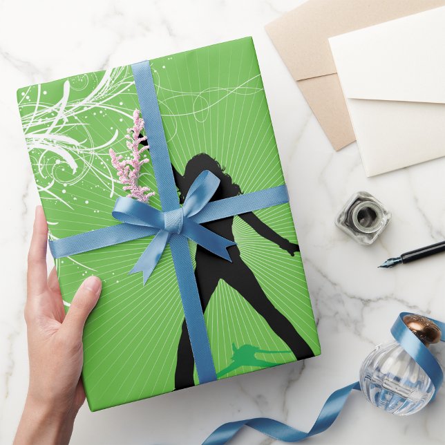 Female Dancing Wrapping Paper (Creator Uploaded)