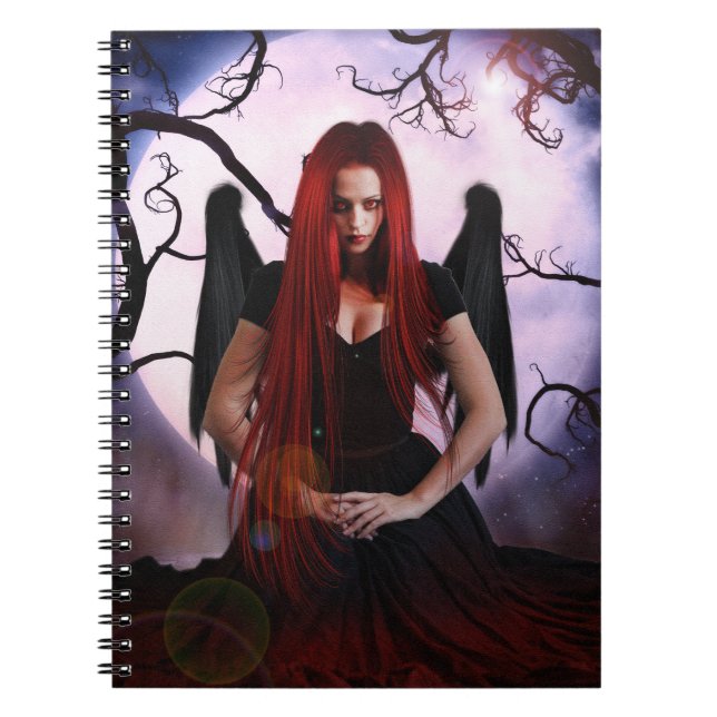 Female Demon Of The Night Notebook (Front)