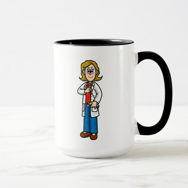 Female Dentist Name Mug (Right)