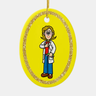 Female Dentist Ornament