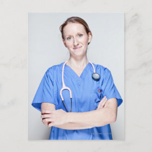 Female Doctor 2 Postcard