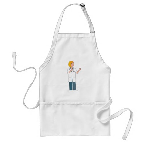 Female Doctor Adult Apron