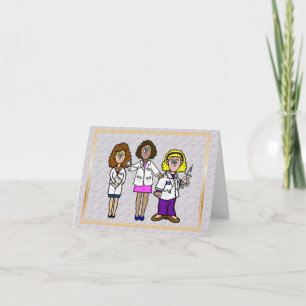 Female Doctors Medical Practice Greeting Card