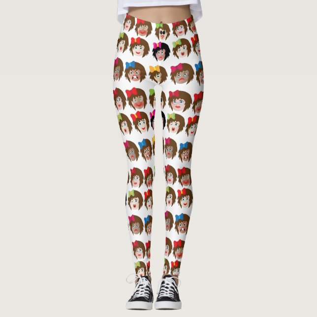 Female emoji leggings (Front)