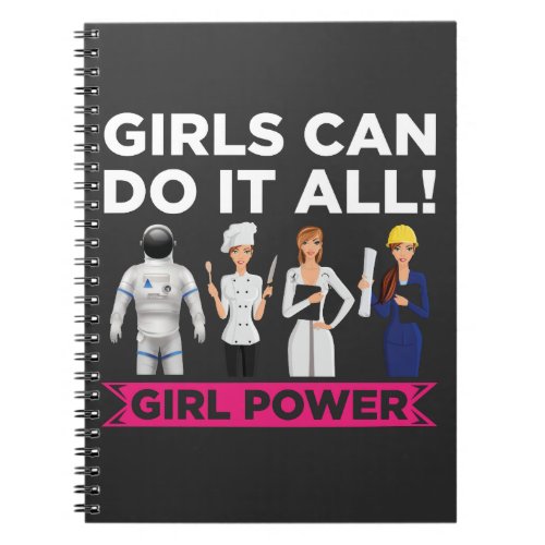 Female Empowerment Equality Strong Girl Power Notebook