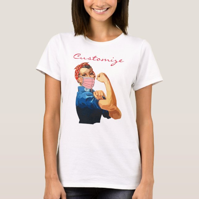 Female Empowerment Mask Thunder_Cove  T-Shirt (Front)