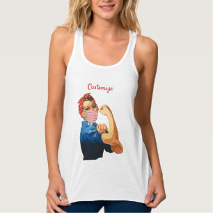 Female Empowerment Mask Thunder_Cove Tank Top