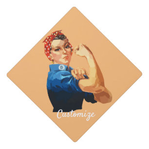 Female Empowerment Thunder_Cove Graduation Cap Topper