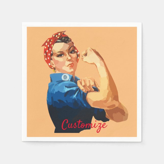 Female Empowerment Thunder_Cove  Napkins (Front)