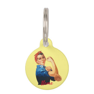 Female Empowerment Thunder_Cove Pet ID Tag