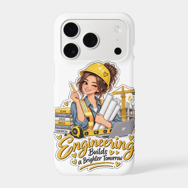 Female Engineer Gift  Iphone Case (Back)