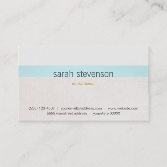 Psychologist Chic Nature Stylish Business Card