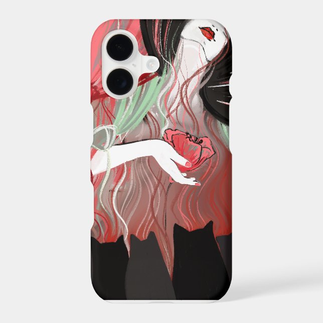 Female figure iPhone case (Back)