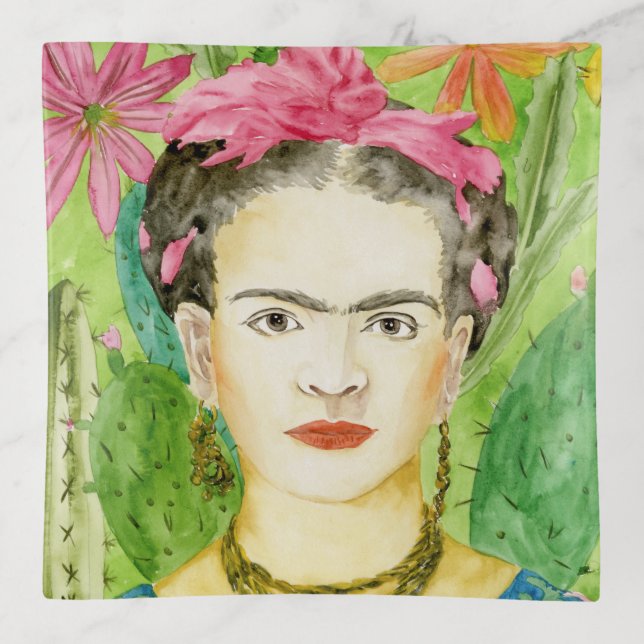 Female Figure Portrait Trinket Tray (Front)