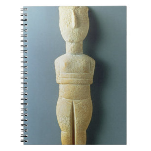 Female figurine, early Cycladic, c.2800-2300 BC (m Notebook