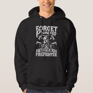 Female Firefighter Fireman Apparel Firefighting fo Hoodie