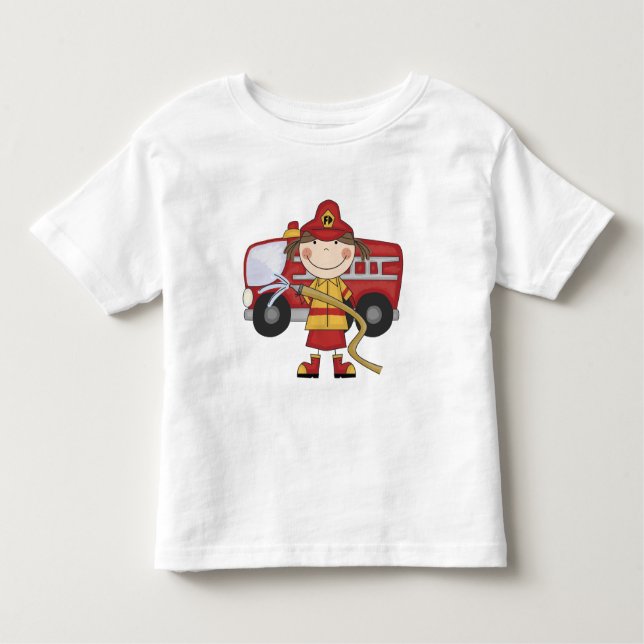 Female Firefighter T-shirts and Gifts (Front)