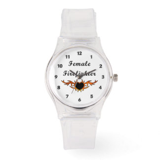 Female Firefighter Tattoo Watch