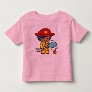 Female Firefighter Toddler T-shirt
