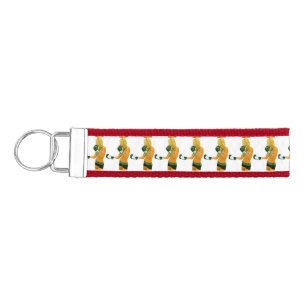 Female Fitness Model boxing Thunder_Cove Wrist Keychain