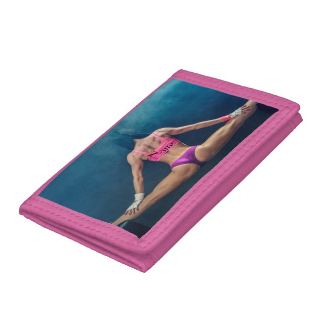  Female Fitness Model Split Thunder_Cove    Trifold Wallet (Bottom)