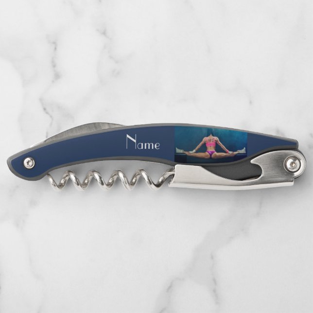 Female Fitness Model Split Thunder_Cove  Waiter's Corkscrew (Back)