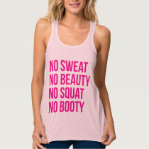 Female Fitness Motivation - Sweat and Squat Tank Top