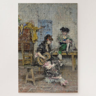 Female Flamenco Guitar Player (Spanish Guitarist) Jigsaw Puzzle