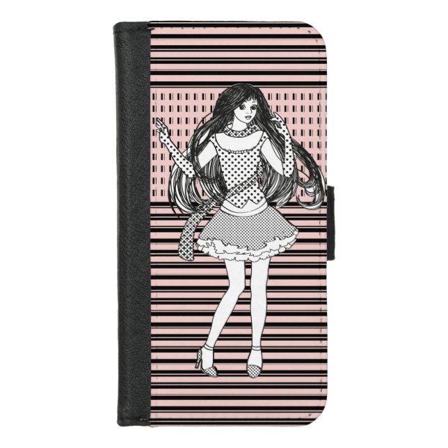 female friend iPhone wallet case (Front)