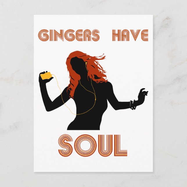 Female Gingers have Soul Postcard (Front)