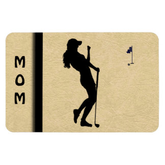 Female Golfer Sport Mom Magnet
